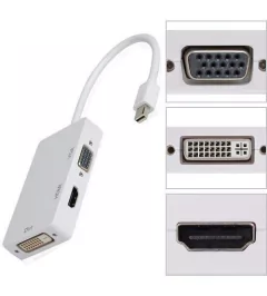 Adaptador Mini Displayport 3 em 1 - comprar online