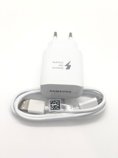 Kit Carregador Samsung Turbo 3.0 Original 30W V8 Micro USB Android (Branco) - comprar online