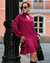 Vestido Curto Manga Longa com Babados - Chic|érrima|