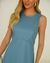 Vestido Curto Sem Manga e Couro PU - Chic|érrima|
