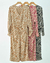 Vestido Midi Manga Longa Estampado - loja online