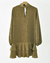 Vestido Curto Manga Longa com Babados - Chic|érrima|