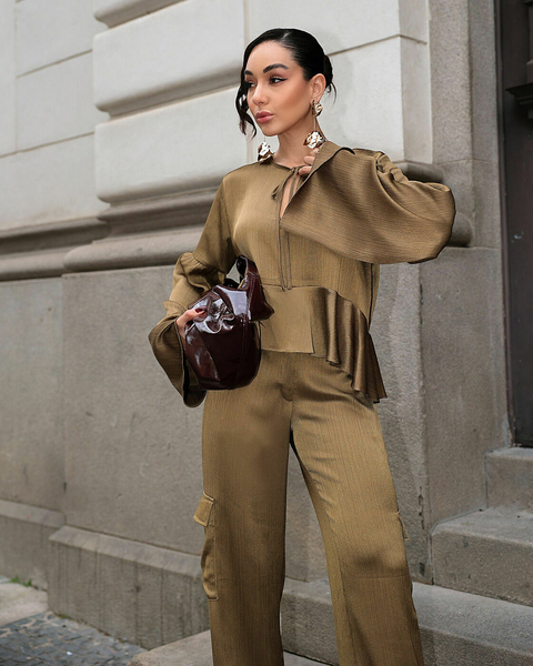 Blusa Manga Longa Estilo Boho