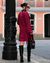 Vestido Curto Manga Longa com Babados - comprar online