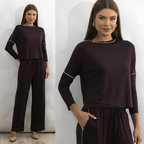 Conjunto em Malha com Vinco