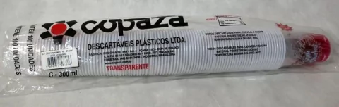 COPO 300ML IMPRESSO COPAZA 100UN
