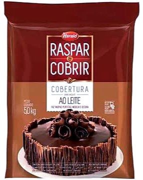 COBERTURA RASPAR AO LEITE HARALD 5KG