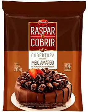 COBERTURA RASPAR AMARGA HARALD 5KG
