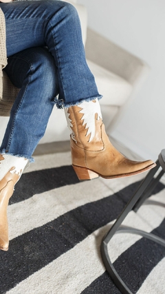 BOTAS TEXANAS GALWAY SUELA COMBINADAS - tienda online