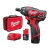 ATORNILLADOR MILWAUKEE - hexagonal 12V - Cargador y 2 baterias - comprar online
