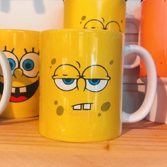 Taza Bob Esponja enojado