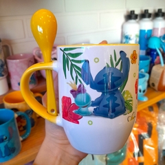 Taza Stitch con cuchara en internet