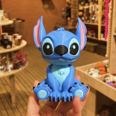 Figura Stitch Clicker (mueve la cabeza)