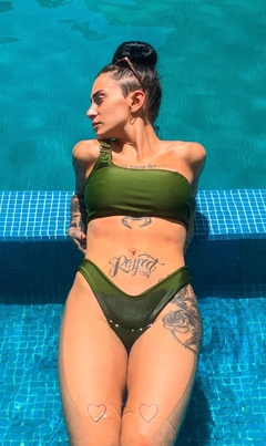 Corpiño Lupe Militar (Talles 90 al 110) - Bikinis Marsant