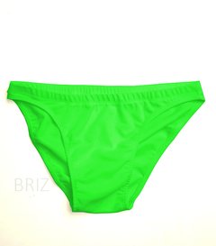 cueca slip lateral estreita  lycra sob medida verde