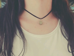 Gargantilha sol ouro velho - comprar online