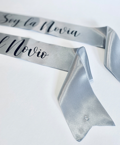 Banda de raso Bride & Groom - comprar online