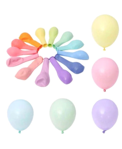 Set de 25 globos pastel
