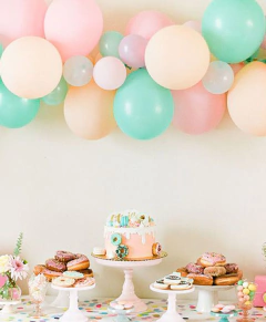 Set de 25 globos pastel - Solteras Asociadas