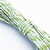 LBC Baker Twine - Hilo de Algodón Blanco y Verde Lima 8 metros