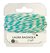 LBC Baker Twine - Hilo de Algodón Blanco y Turquesa 8 metros - comprar online