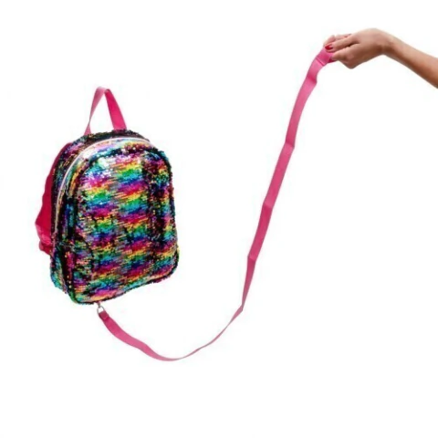 Mochila Lentejuelas multicolor Love