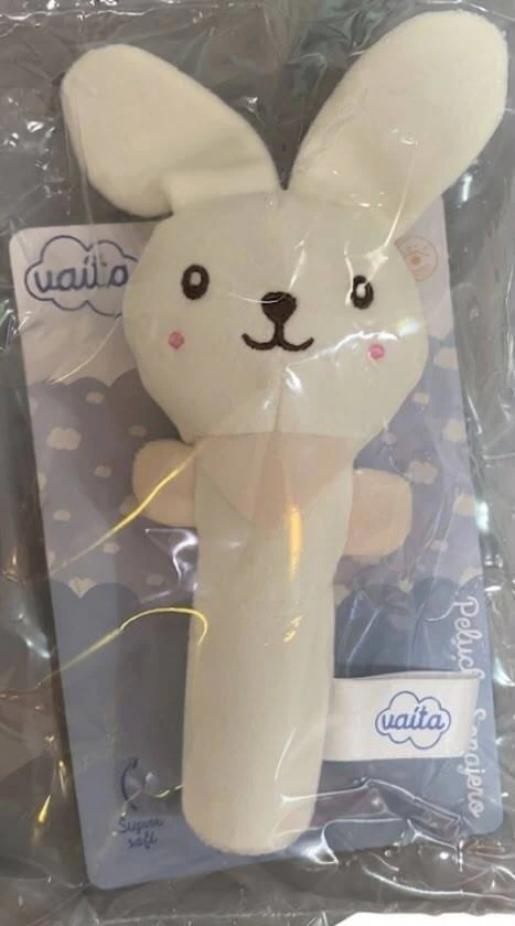Sonajero de mano baston conejo art 5004