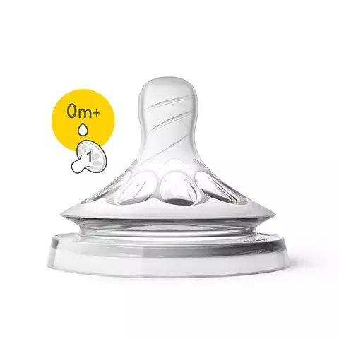 2 Tetinas Avent Natural 0m+ para Recién Nacidos. Sin BPA