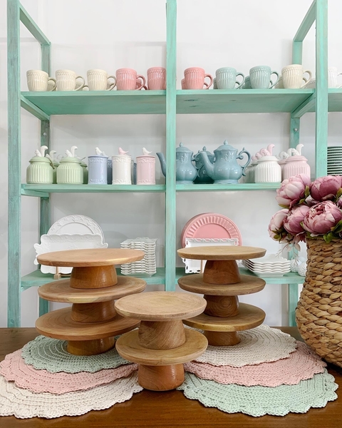 Plato de pie de torta chico