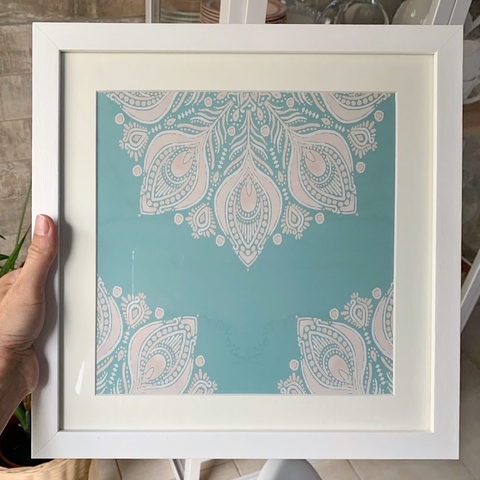 Cuadro Bohemia Celeste (33 x 33 cmts)