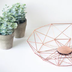 Set Centro de Mesa Hexagonal