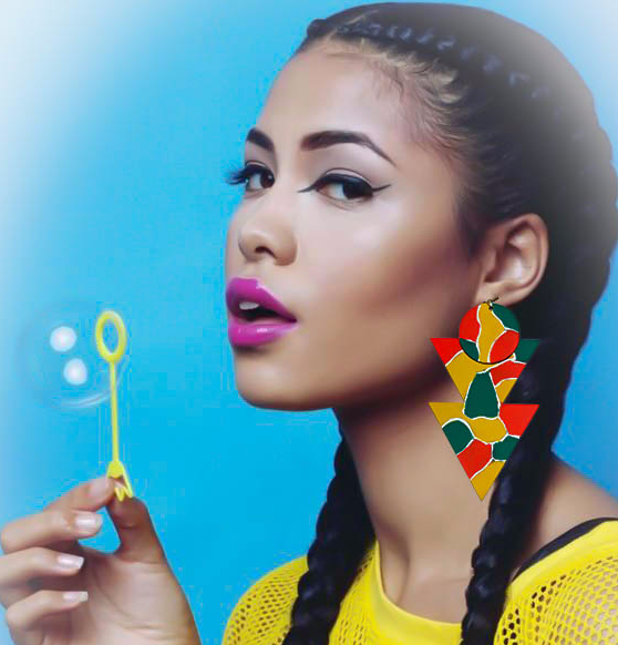 Banner de Afro Brincos Acessórios Femininos VJR AFRO 