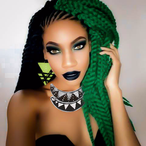 Banner de Afro Brincos Acessórios Femininos VJR AFRO 