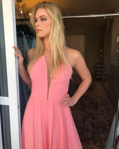 SOMENTE VENDA Vestido Crepe Rosa Chiclete - loja online