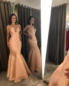 LOCAÇÃO Vestido Sereia Rose - Brilliê