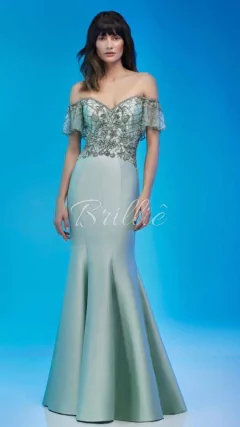 LOCAÇÃO Vestido Verde Menta Sereia e Corset Bordado - loja online