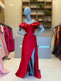 LOCAÇÃO - vestido vermelho corset