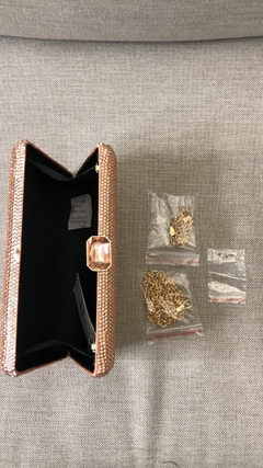 LOCAÇÃO Clutch Rosé Gold - loja online