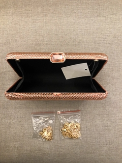 LOCAÇÃO Clutch Rosé Gold na internet