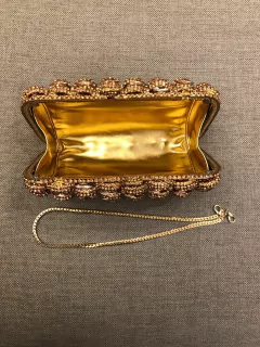 LOCAÇÃO Clutch Rose Pedraria - comprar online