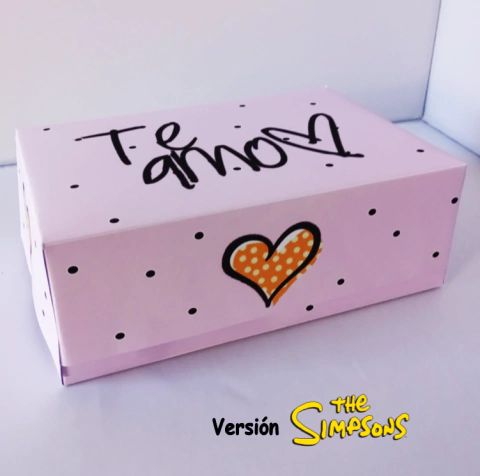 Box enamorados Los simpson (Homero y Marge) - comprar online