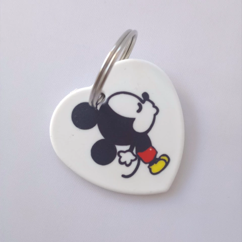 Llavero de polimero - Mickey y Minnie