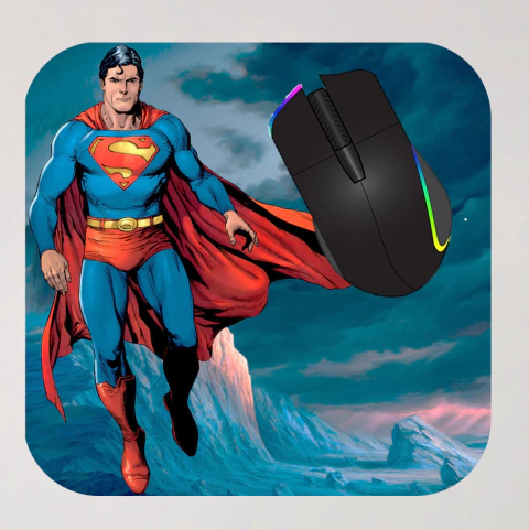 Mousepad/individual Superman