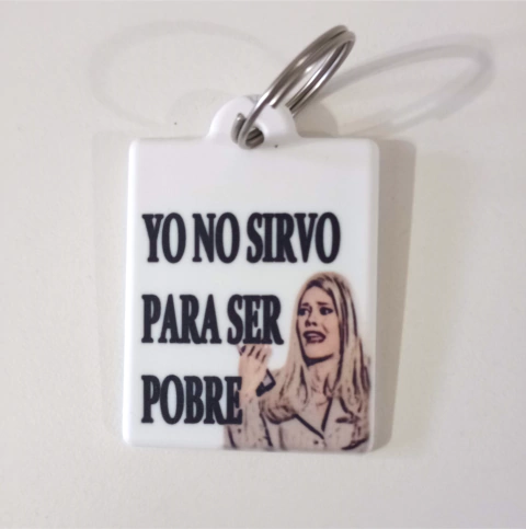 Llavero de polimero - Betty, la fea
