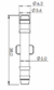 CONECTOR I EMENDA MANGUEIRA P.BRISA/COMBUSTIVEL - BRANCO (10 UN) - comprar online