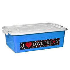 Caixa Organizadora Com Travas Color PET 12 Litros - Cod. 951925