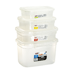 Kit Pote Com Trava Transparente - Cod. 951093