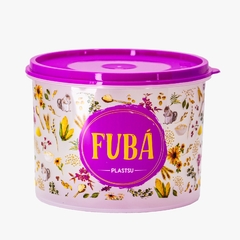 Pote M Fubá Linha Floral - Cod. 650035 - comprar online