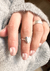Anillo corazon plano