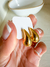 Aros gota dorados